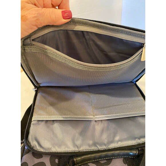 Mosiso Tablet Shoulder Bag Gray & Black Leopard Print  Tablet Protective Sleeve - Picture 5 of 9